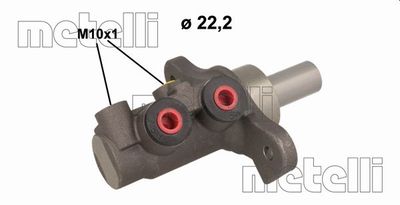Главный тормозной цилиндр METELLI 05-1135 для FIAT PANDA