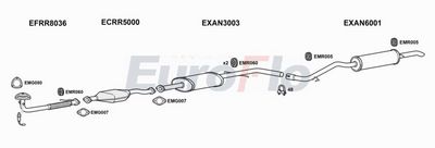 Układ wydechowy EUROFLO RR114145001A00