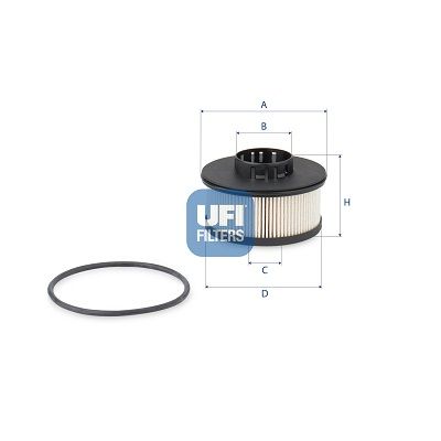 Filtr paliwa UFI 26.201.00 produkt