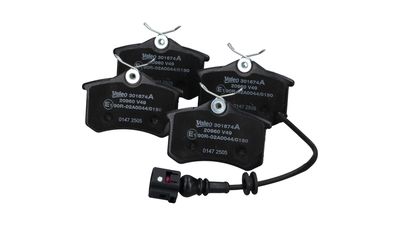 BREMSBELAGSATZ SCHEIBENBREMSE VALEO 301674A 27