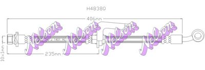 Тормозной шланг KAWE H4838Q для HONDA PRELUDE