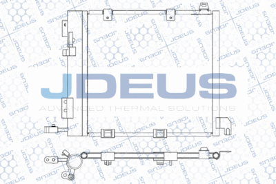 JDEUS M-7200780 Радиатор кондиционера  для CHEVROLET ASTRA (Шевроле Астра)