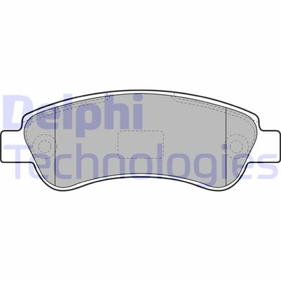 Bromsbeläggssats, skivbroms DELPHI LP1994