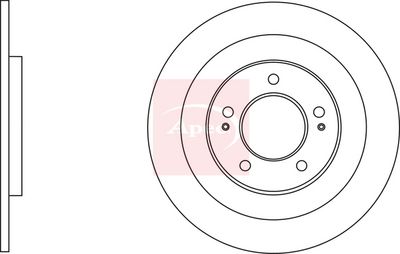 APEC Brake Disc DSK2923