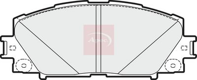 APEC Brake Pad Set, disc brake PAD1748