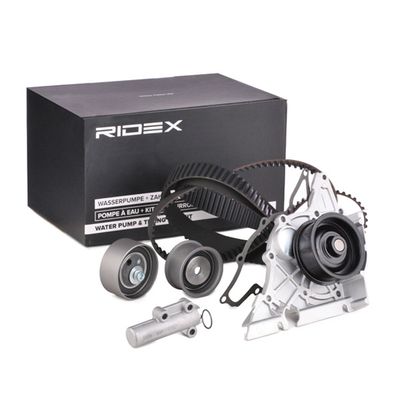 водна помпа+ к-кт ангренажен ремък RIDEX 3096W0357
