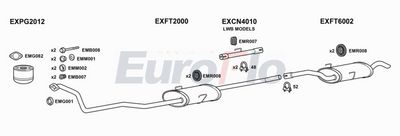 Układ wydechowy EUROFLO CNDIS19D7001