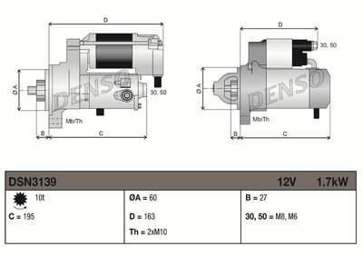 Rozrusznik DENSO DSN3139