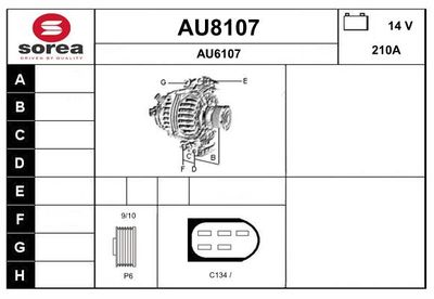 GENERATOR SNRA AU8107