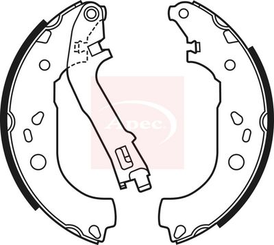 APEC Brake Shoe Set SHU686