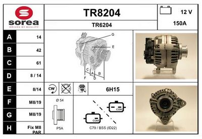 GENERATOR SNRA TR8204