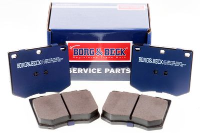 комплект спирачно феродо, дискови спирачки BORG & BECK BBP1095