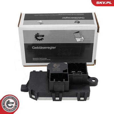 Odpor, vnitřní tlakový ventilátor ESEN SKV 95SKV088