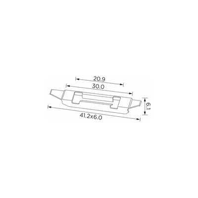 Clips, side-/beskyttelseslister EINPARTS EPCRCM224