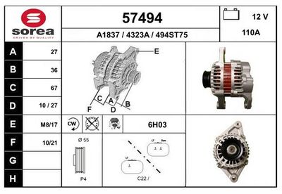GENERATOR EAI 57494
