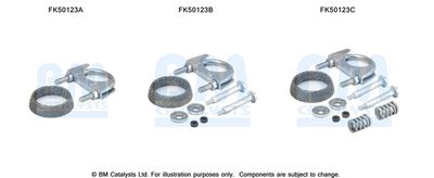 Zestaw montażowy, rura wydechowa BM CATALYSTS FK50123