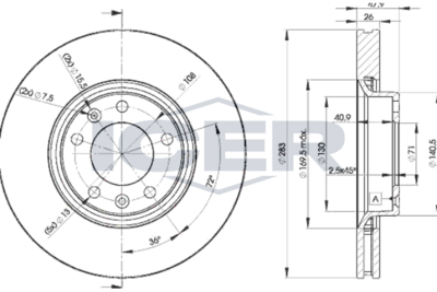 спирачен диск ICER 78BD4660-2