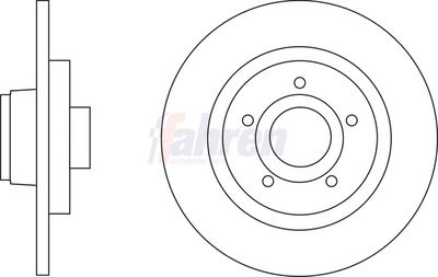 Fahren Brake Disc FBD6610