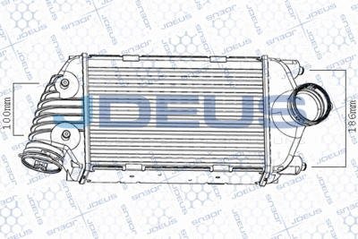 Интеркулер JDEUS RA8430060 для PORSCHE 911