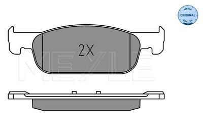 Brake Pad Set, disc brake 025 225 2517