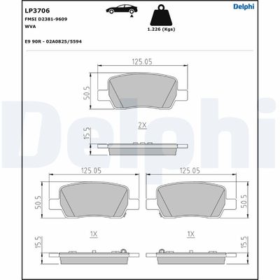 SET PLACUTE FRANA FRANA DISC DELPHI LP3706