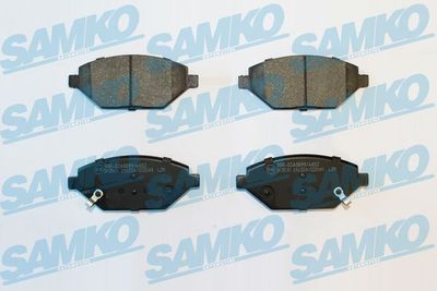Комплект тормозных колодок, дисковый тормоз SAMKO 5SP2049 для OPEL KARL