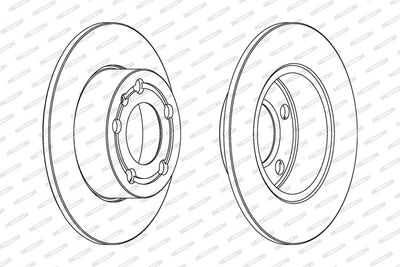 DISC FRANA FERODO DDF929 1