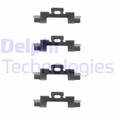 Комплектующие, колодки дискового тормоза DELPHI LX0060 для NISSAN VANETTE