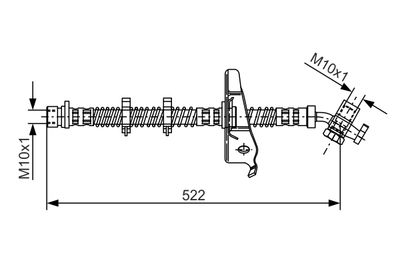 Brake Hose 1 987 481 125