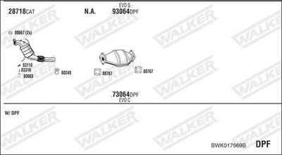 Изпускателна система WALKER BWK017969B