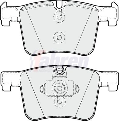 Fahren Brake Pad Set, disc brake FBP3351