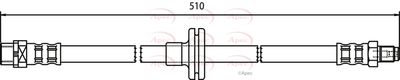 Brake Hose APEC HOS3434