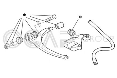 Rameno nápravy, zavěšení kol OCAP 0902274