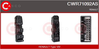 COMUTATOR MACARA GEAM CASCO CWR71092AS