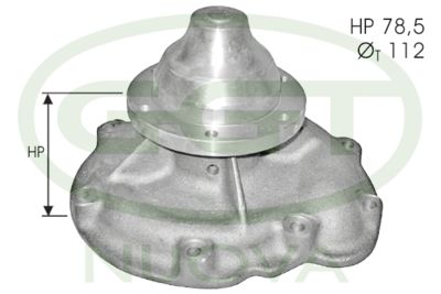 GGT Hulpwaterpomp (koelwatercircuit) (PA12088)