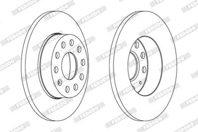 DISC FRANA FERODO DDF1276C 1