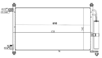KONDENSATOR KLIMAANLAGE