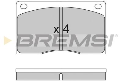 BREMSI BP2213 Тормозные колодки и сигнализаторы  для JAGUAR XJSC (Ягуар Xжск)
