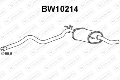 Глушитель выхлопных газов конечный VENEPORTE BW10214 для BMW 4