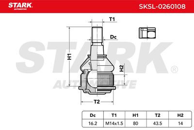 Шарнири STARK SKSL-0260108