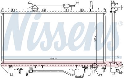 RADIATOR RACIRE MOTOR NISSENS 64802 4