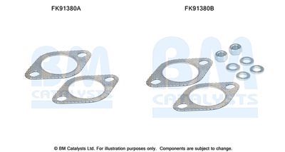Монтажный комплект, катализатор BM CATALYSTS FK91380 для HYUNDAI TUCSON