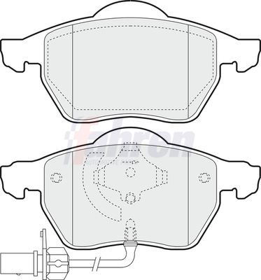 Fahren Brake Pad Set, disc brake FBP3015