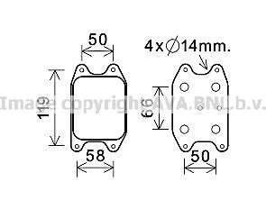 RADIATOR ULEI ULEI MOTOR PRASCO VN3394