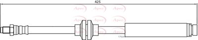 APEC Brake Hose HOS4157