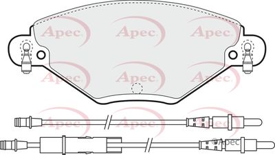 Brake Pad Set APEC PAD1259