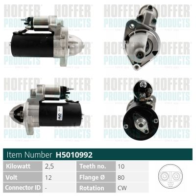 стартер HOFFER H5010992