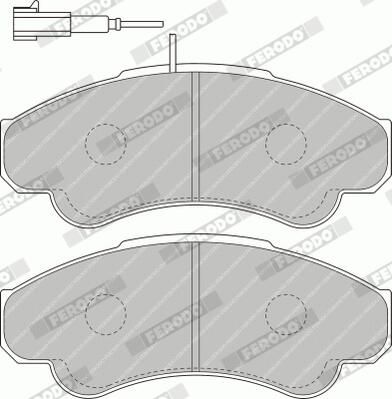 BREMSBELAGSATZ SCHEIBENBREMSE FERODO FVR1479 2