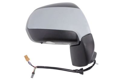 Zijspiegel Rechts (elektrisch, in reliëf, met verwarming, elektrisch opklapbaar, met temperatuursensor) past: CITROEN C3 PICASSO 02.09-06.17