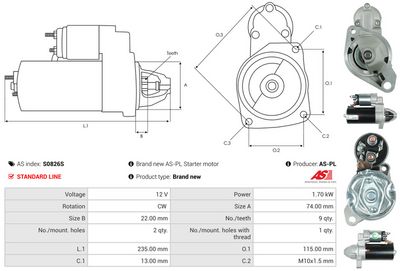 STARTER AS-PL S0826S 4